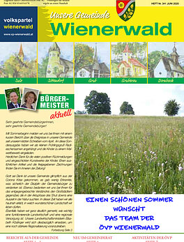 Unsere Gemeinde Wienerwald - Juni 2020